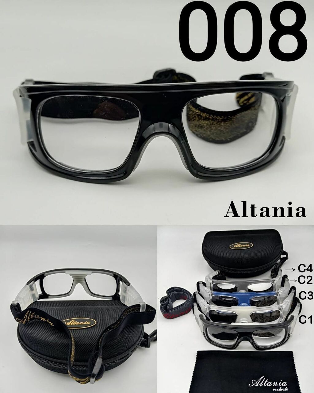 Gafas Alto Impacto ALTANIA 008 Para receta AL3O11
