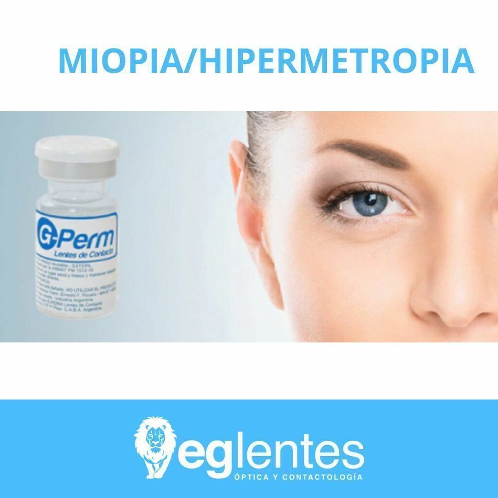 Lentes de Contacto Gperm C Anuales por Par EG LENTES