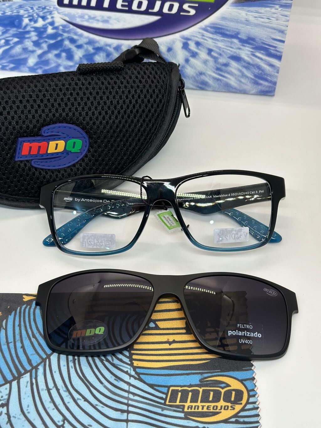 Gafas MDQ CLIP ON Mod. TAHAN BLACKBLUE CL3D12