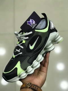 nike shox tl 12 molas 2020 preto/verde