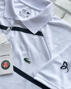 Polo roland garros X novak djokovic - Branco - PR multimarcas