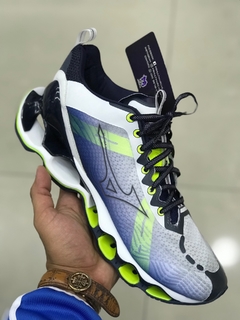 mizuno wave pro X branco e verde - comprar online