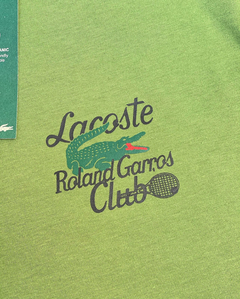 camiseta roland garros premium - importada (verde) - loja online