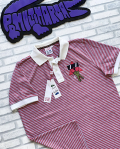 polo cool cats raridade - vermelho/cinza - comprar online