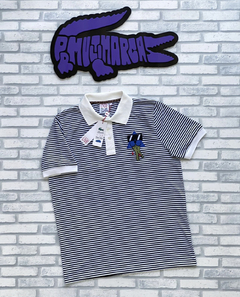 polo cool cats raridade - branco/preto