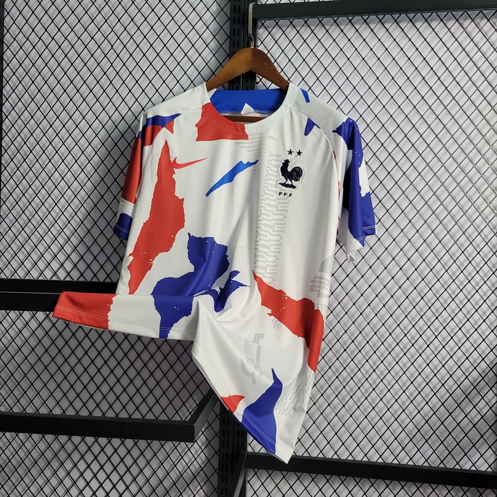 Camisa França Nike Kit de Treino 2022-23