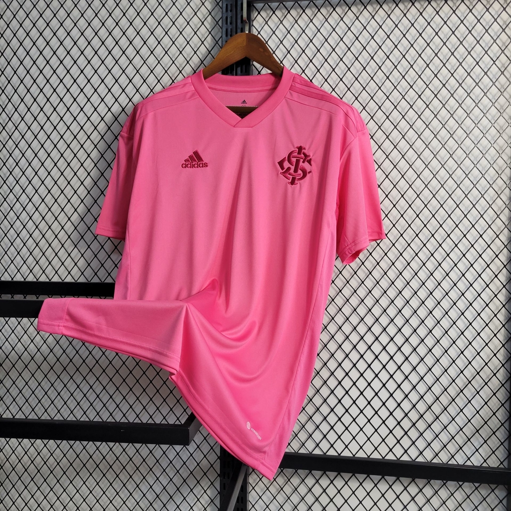 Camisa Internacional Outubro Rosa 20/21 s/n° Torcedor Adidas Feminina