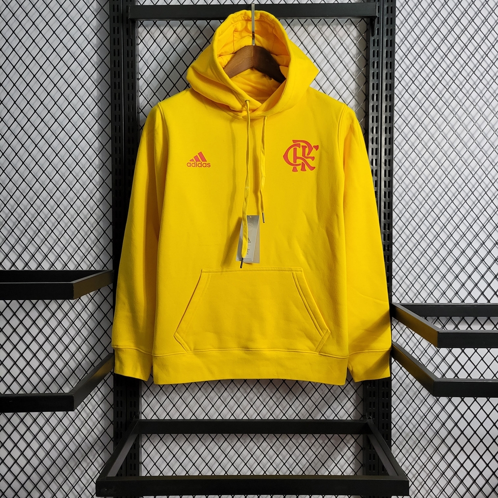 Moletom Flamengo Adidas Amarelo 2022 - Matriz Sports