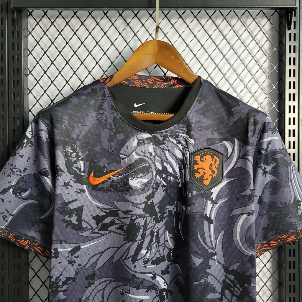 Camisa Holanda Nike treino mangas longas – Memorias do Esporte