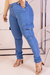 Calça Jeans Plus Size Feminina Skinny Cargo Cintura Alta Com Lycra Stillger