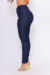 Calça Jeans Feminina Skinny Com Lycra Cintura Alta Cós Alto