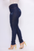 Calça Jeans Feminina Cintura Alta Azul Escura Skinny Com Lycra