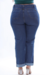 Calça Jeans Mom Plus Size Feminina Azul Destroyed Stillger