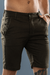 Bermuda Jeans Masculina Com Lycra Elastano Short Masculino Verde Stillger