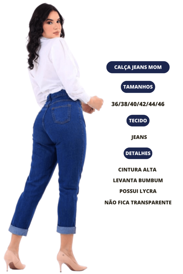 Calça jeans feminina com barra dobrada discount