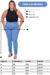 Calça Jeans Plus Size Feminina Com Lycra Cintura Alta Stillger