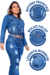 Conjunto Jeans Feminino Calça Mom e Jaqueta Cropped Stillger