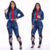 kit de 2 jaquetas jeans feminina barra desfiada azul denim roupa para revender - loja online