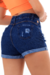 Short Jeans Feminino Cintura Alta Sem Lycra Levanta Bumbum Stillger