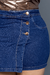 Short Saia Jeans Plus Size Feminino Cintura Alta Com Lycra Stillger