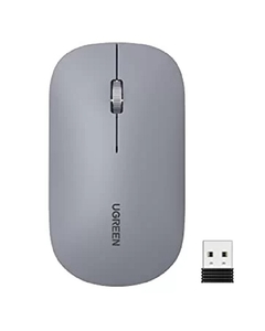 MOUSE CINZA SEM FIO 4000DPI - comprar online