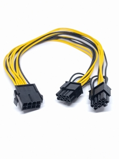 Cabo Adaptador Alimentação Placa Vídeo CPU 8 Pinos X 6+2 Pinos - comprar online