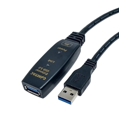 Cabo Extensor Amplificado USB 3.0 AM/AF 5 Metros