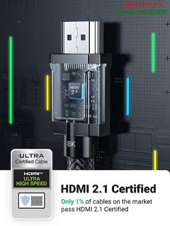Cabo HDMI 2.1 8k Ultra HD 3 Metros - comprar online
