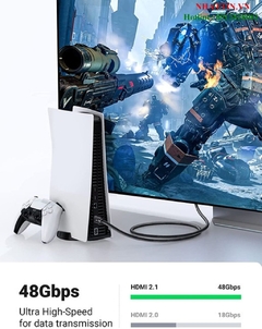 Imagem do Cabo HDMI 2.1 8k/60Hz Ultra HD 5 Metros