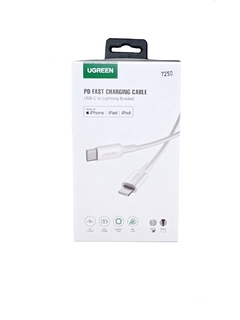 Cabo Lightning para USB C 1 Metro