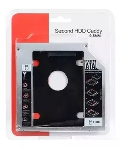 Case Adaptador Universal 9.5mm Hd Ssd Sata No Notebook Caddy