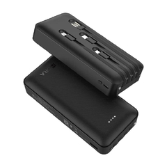 Power Bank 10000mAH 1Hora Carregador Portátil com 4 Cabos