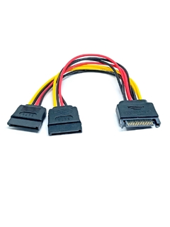 Cabo De Força Y Splitter Sata 15 Pinos Para Hd Dvdrw Pc Desktop - comprar online