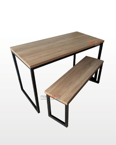 Mesa 120x79 - PRETO + CARVALHO HANNOVER - M12079PTOCAR - comprar online