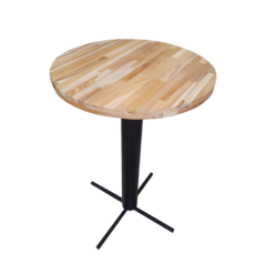 Mesa Bistrô para Bar Estilo Mesa Alta de Madeira Natural - comprar online