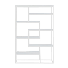 Estante Cruzada 180x120x30cm Branco + Branco - ESTCRU18012030BCOBCO - comprar online