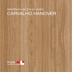 Arara Cabideiro Preto + Carvalho Hannover - 1 Prateleira - 180x135x50cm - CABFERR18013550P1 na internet