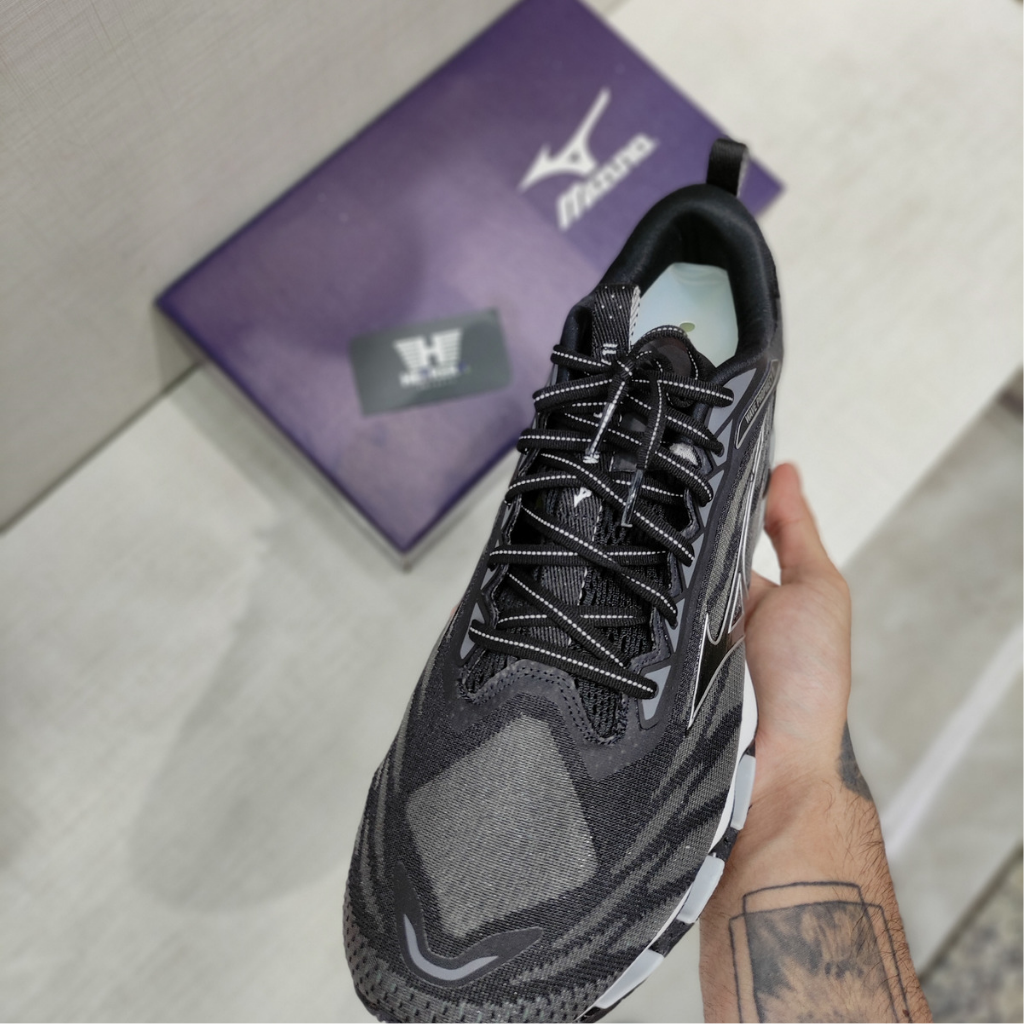 T nis Mizuno Wave Prophecy 11 Preto e Cinza