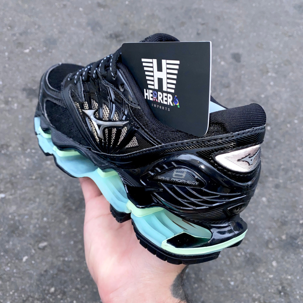 Mizuno preto e clearance verde