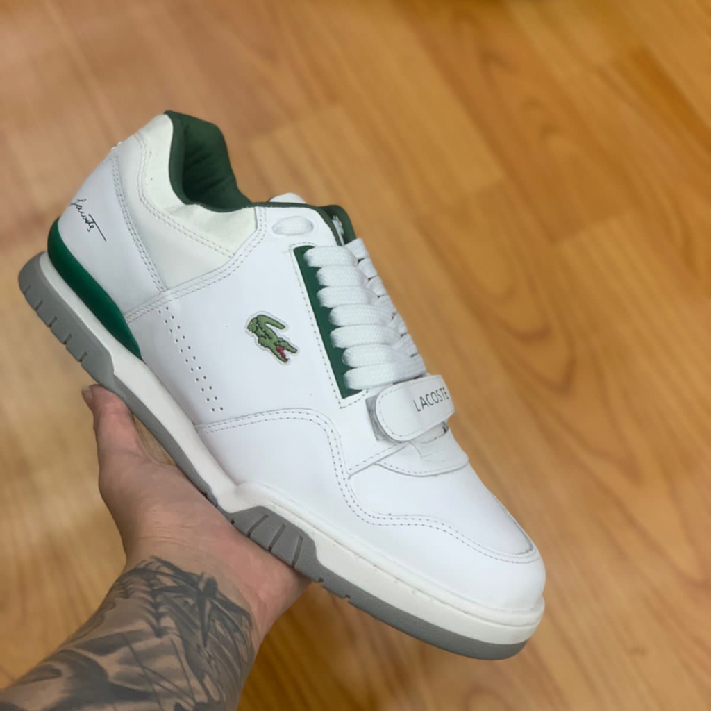 Tenis lacoste velcro masculino sale