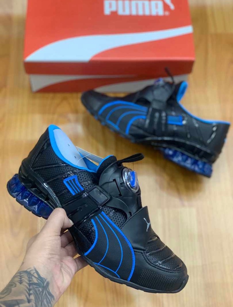 Tênis Puma Disc Relíquia - Preto e Azul