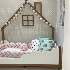 Cama Nuvens com Casinha Mini - Solteiro - comprar online