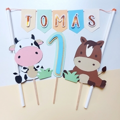 SET CAKE TOPPERS 3 PINCHOS - comprar online