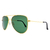 Óculos Aviador Clássico G15 com Dourado na internet