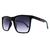 Óculos Blade Preto Fosco com Cinza Degradê - Amazonisunglasses
