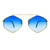 Óculos Pérsia Azul Degradê