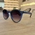 Óculos Coimbrã Transparente Azul com Casco Degradê