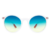 Óculos Paraty Transparente Fosco com Azul Degradê na internet