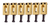 Carrinhos Saddle Ponte Stratocaster Ronsani Dourada 6 Unidades - 0620 - comprar online