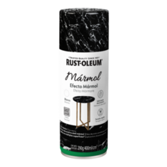 Imagen de AEROSOL RUST OLEUM EFECTO MARMOL NEGRO/BLANCO 290G